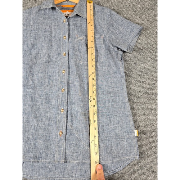 Orvis Women's Tech‎ Chambray Short-Sleeve Work Shirt Size S - Picture 6 of 12